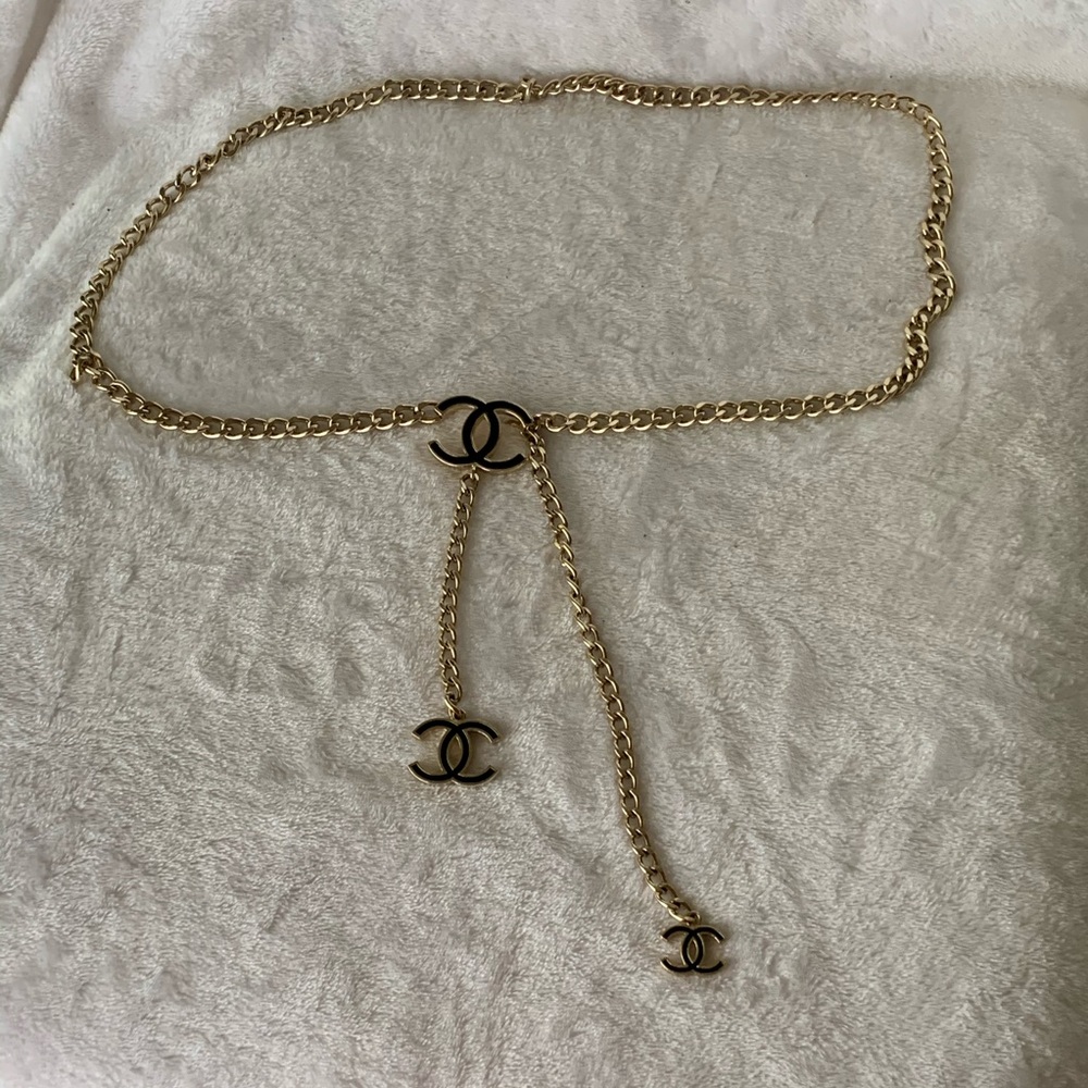 Authentic Chanel chain belt